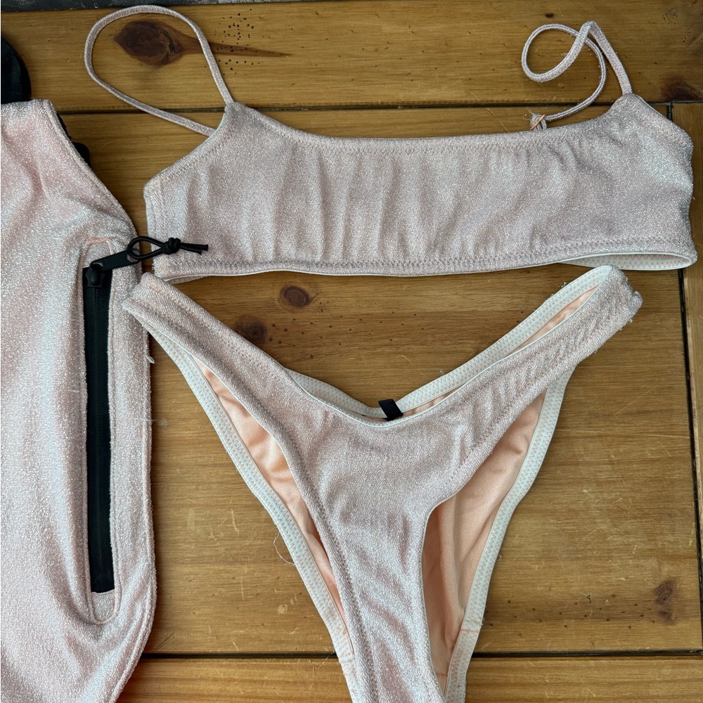 Triangl Swimwear Shimmering Bikini Set